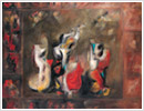 La gioia, 1994, olio su tela, cm 140x130