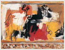I teatranti, 1998, olio su cartone, cm 22x15