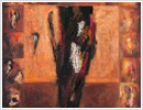 Ercolano, 2001, olio su tela, cm 130x190