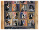 Altre costellazioni, 2002, tecnica mista su carta e su tela, cm 70x84