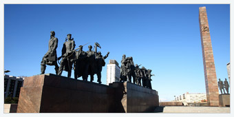 Groups of sculptures: Airmen and Seamen, The People's Avengers, Defence Work, In the Trenches, bronze