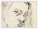 Ritratto, 1938, matita su carta, cm 22x33