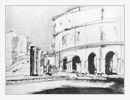 Colosseo, 1964, pastello su carta