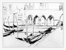 Venezia, 1964, pastello su carta