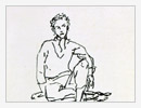 Puškin, 1967, pennarello su carta, cm 22x31