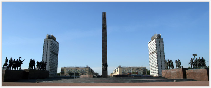 Agli eroici difensori di Leningrado, 1975, veduta d'insieme