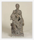 Pace, 1977, bronzo, cm 17x19x44, originale in gesso intonacato