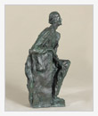 L’attore N.K. Cerkasov, 1971, bronzo, cm 13x16x32