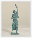 Appello, 1968, bronzo, cm 6x7x30
