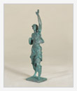 Appello, 1968, bronzo, cm 6x7x30