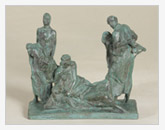 Agli eroici difensori di Leningrado, 1975, bronzo, cm 18x8x18