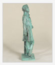 Puškin in piedi, 1952, bronzo, cm 40x15x10