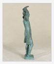 Bambina con ghirlanda, 1927, bronzo, cm 15x7x38, originale in ghisa