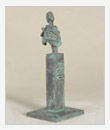 Ritratto della ballerina G.S. Ulanova, 1981, bronzo, cm 30x26x50, orginale in gesso