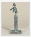 Ritratto della ballerina G.S. Ulanova, 1981, bronzo, cm 30x26x50, orginale in gesso