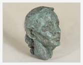 Ritratto di O.E. Usova, 1961, bronzo, cm 20x28x33, originale in gesso
