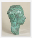 Ritratto di ragazzo, 1947, bronzo, cm 19x23x34, originale in gesso intonacato