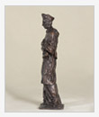 San Carlo Borromeo, 1992, bronzo, cm 13x11x42