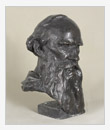 Ritratto di Lev N. Tolstoj, 1949, bronzo, cm 60x35x25, originale in gesso intonacato