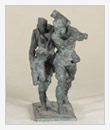 Strade difficili, 1984, bronzo, cm 12x23x31