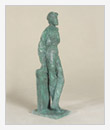 Čechov, 1973, bronzo, cm 13x15x46