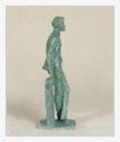 Čechov, 1973, bronzo, cm 13x15x46