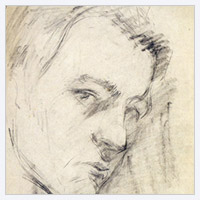 Ritratto, 1938, matita su carta, cm 22x33